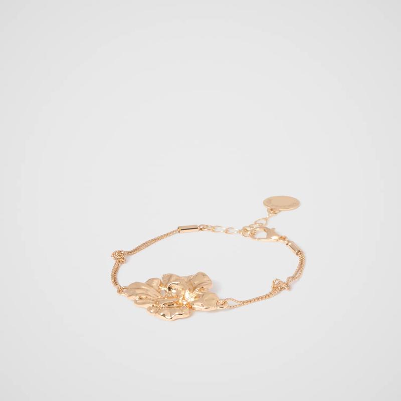 Callie Orchid Metal Bracelet - Gold00