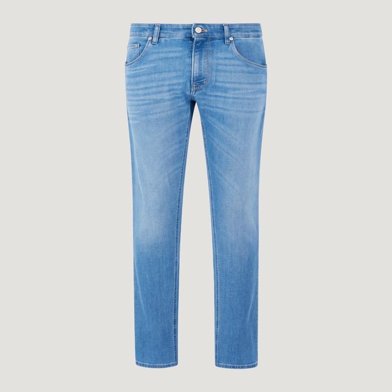 Jazz jeans katoen stretch middenblauw