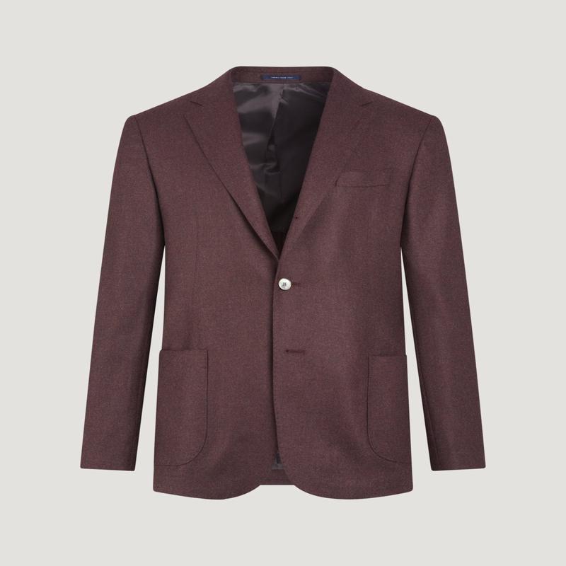 Colbert wol/kasjmier bordeauxrood