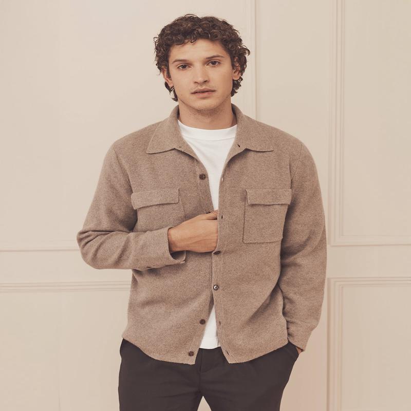 Signature Cashmere Field Shirt Jacket