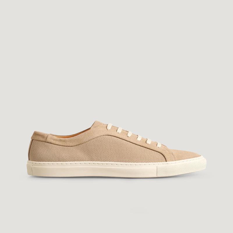 Sneaker sude lichtbruin