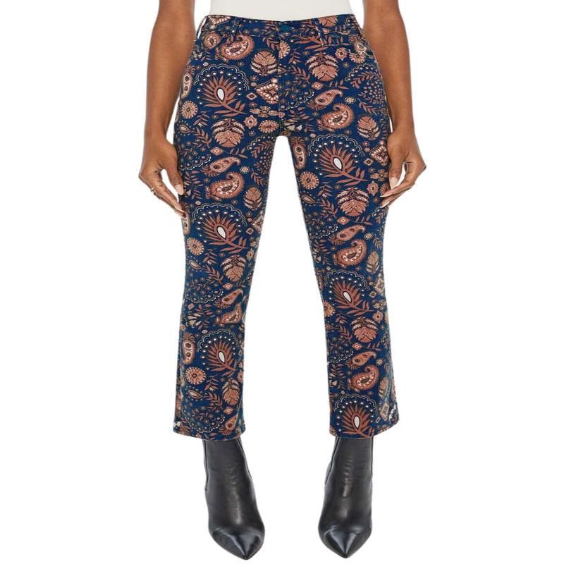 The Hustler Flood Jeans in Henna Happiness