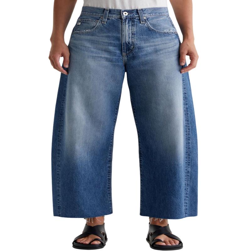 Hattie Barrel Leg Crop Jeans