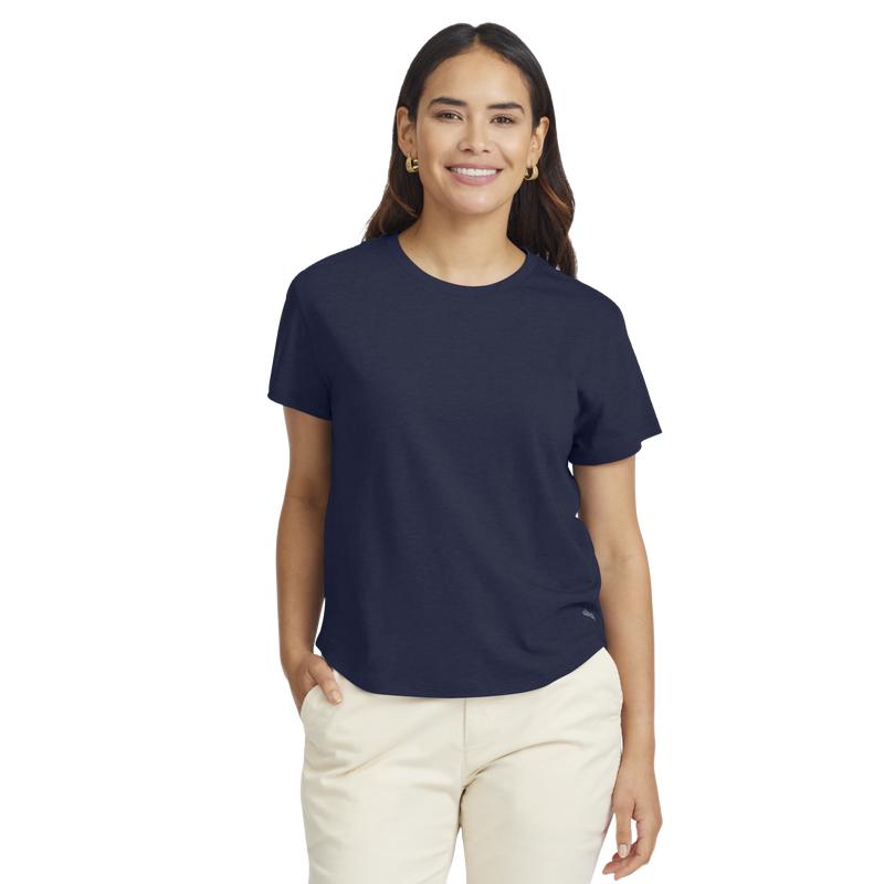Women\'s Soft Merino Tee - Deep Navy