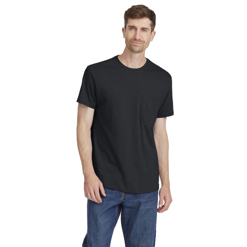 Men\'s Soft Merino Tee - True Black