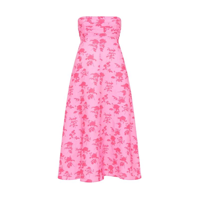 Primrose Dress Pink Floral Press