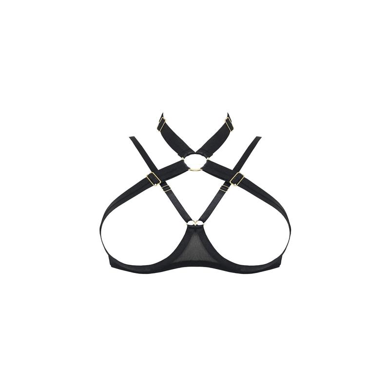 Tomeo Ouvert Wire Bra Black