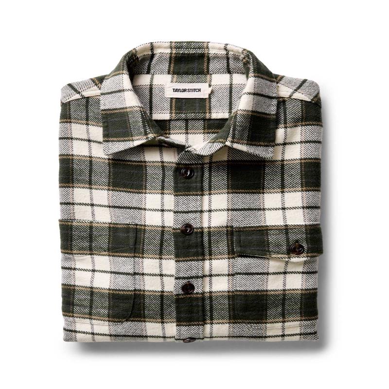 The Crater Shirt in Forest Plaid