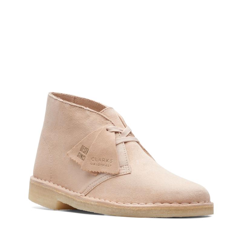 Clarks Women\'s Originals Desert Boot \'Natural Suede\' (W)