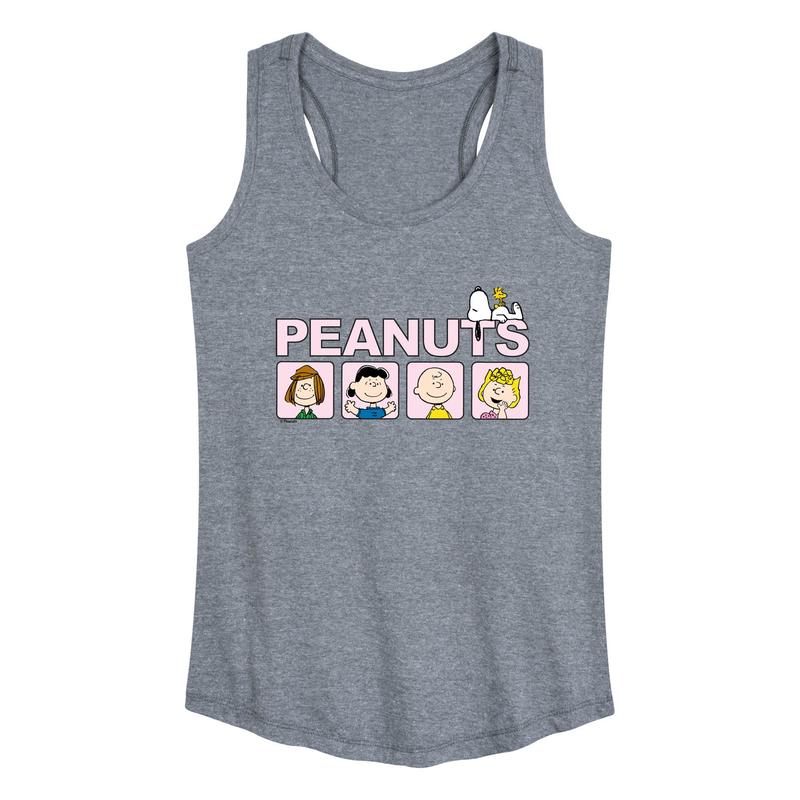 Peanuts - Crew Blocks - Women\'s Racerback Graphic Tank