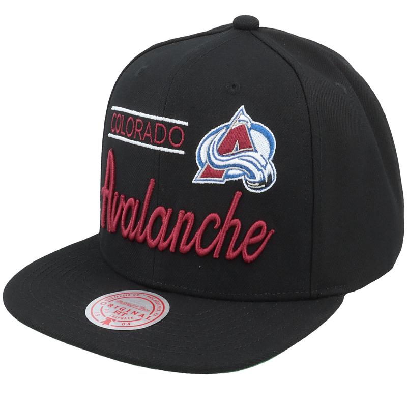 Men\'s Mitchell & Ness Nhl Retro Lock Up Snapback Avalanche