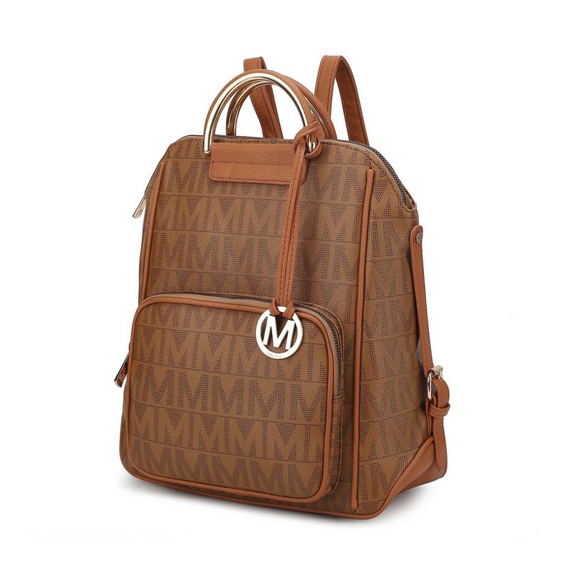 MKF Collection By Mia K. Cora Milan M Signature Trendy Backpack