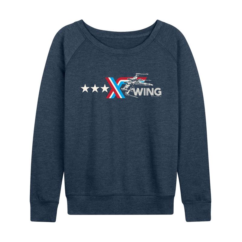Star Wars - Americana X-Wing - Women\'s French Terry Long Sleeve Pullover