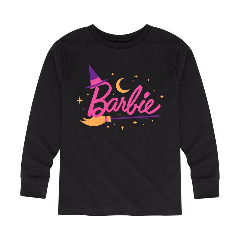 Barbie -  Barbie Witch Logo - Toddler And Youth Long Sleeve Graphic T-Shirt