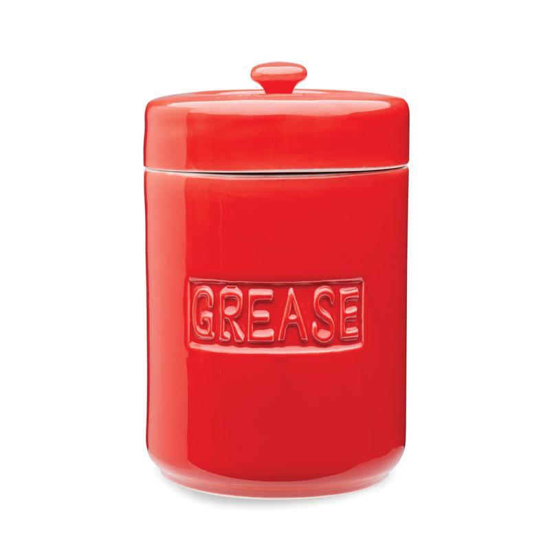 Fox Run Grease Container, Red