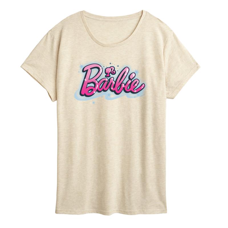 Barbie - Airbrush Logo - Women\'s Short Sleeve Graphic T - Shirt
