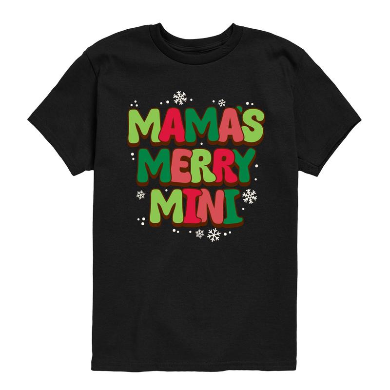 Instant Message - Mamas Merry Mini - Youth Short Sleeve Graphic T-shirt