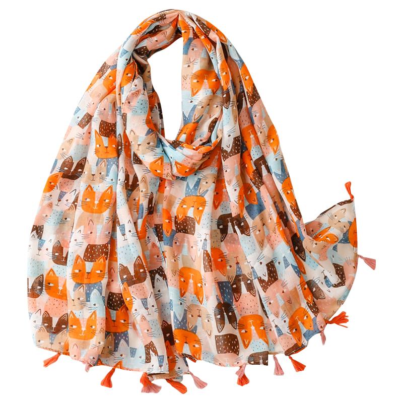Multi Cat Scarf