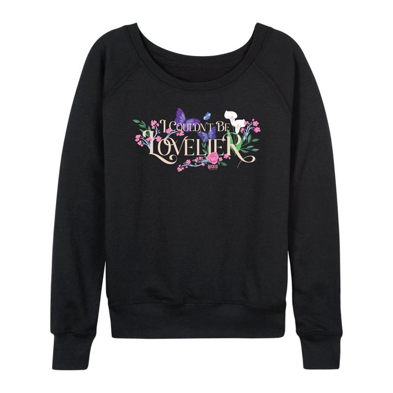 Wicked: Part 2 -  Glinda  - Women\'s French Terry Long Sleeve Pullover