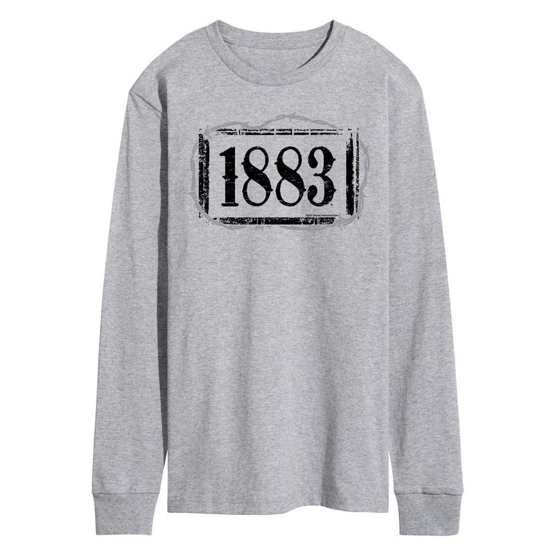 Yellowstone - 1883 Barbed Wire - Men\'s Long Sleeve Graphic T-Shirt