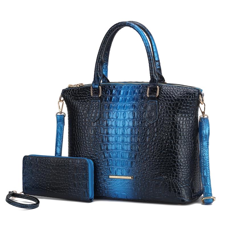 MKF Collection Liora Croc-Embossed Tote Bag by Mia K.