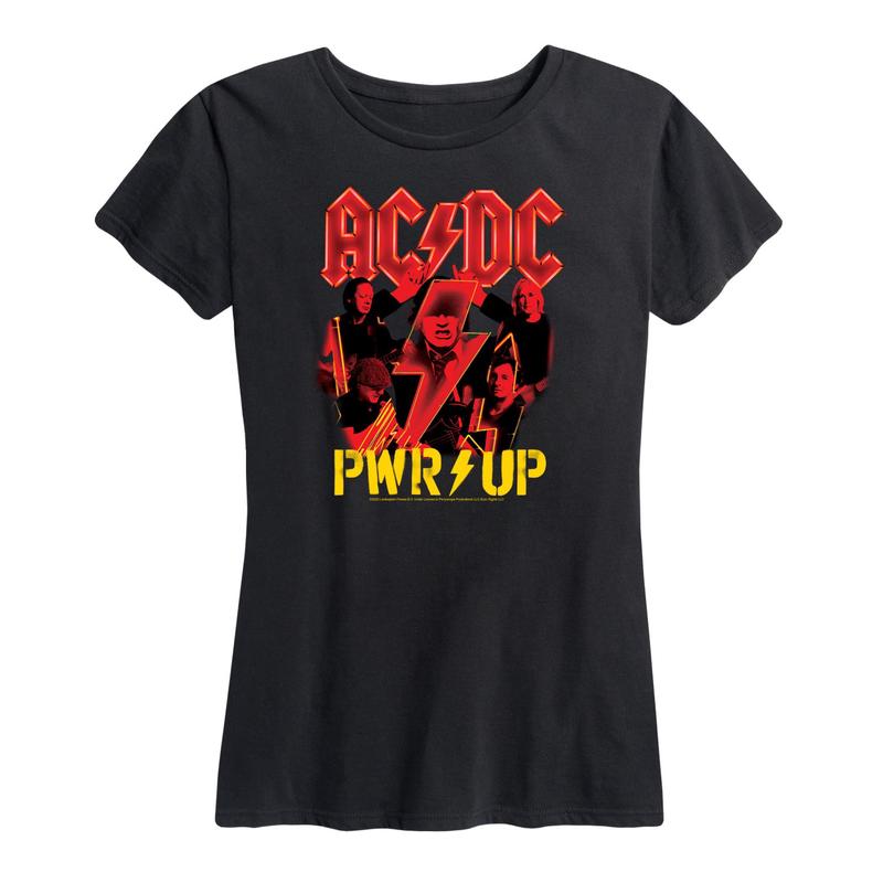 ACDC - Pwr Up - Women\'s Short Sleeve Graphic T-Shirt