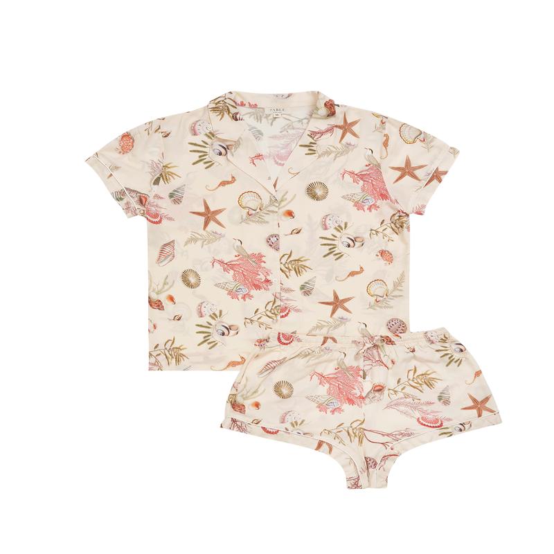 Whispering Sands Lotus Pink Short Pyjamas