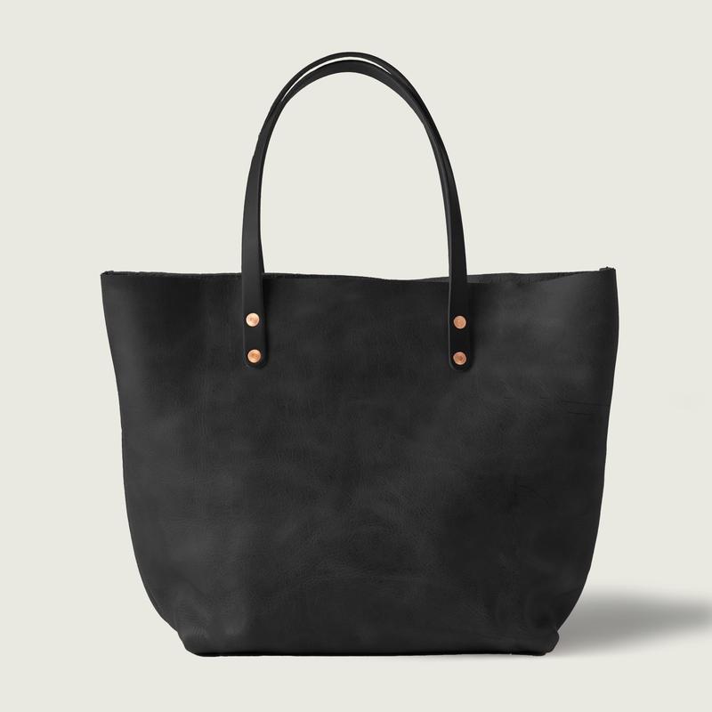 Black Bulldog East West Tote